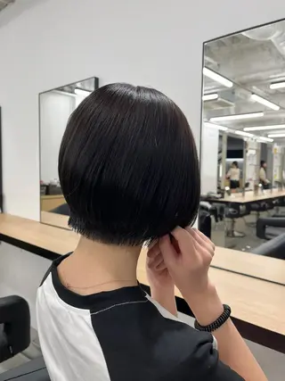 ショート モテヘア/グレージュ /ボブ/前原汐🎐のヘアスタイル