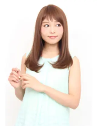 ロング 井上 美春のヘアスタイル