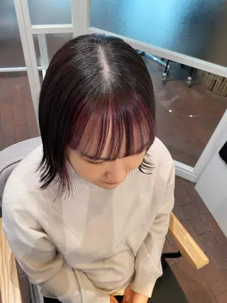 ミディアム カラー CURIO/南船場 /RIN💈🍎のヘアスタイル