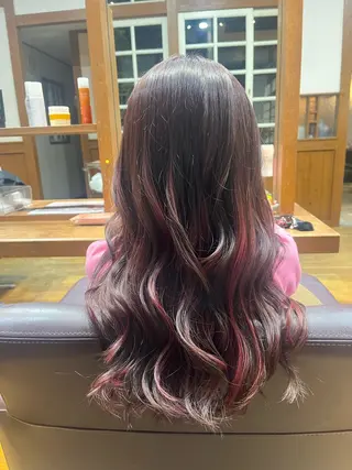 ロング カラー topstylist 野口　雅のヘアスタイル