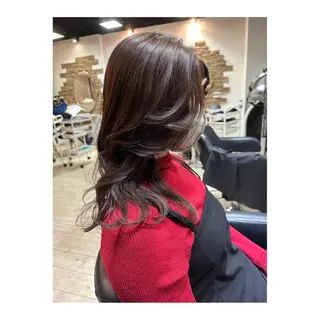 ミディアム カラー メンズパーマ 次元のヘアスタイル