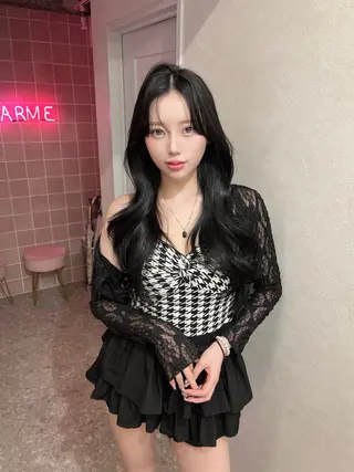 ロング カラー 韓国ハッシュカット/ 新宿/髪質改善/岡崎のヘアスタイル