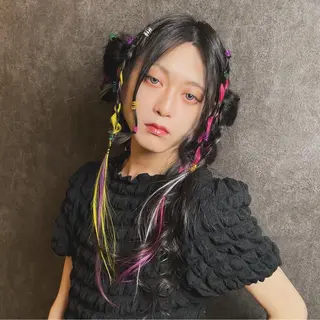 ロング カラー shiho/名駅💎 ケアカラー/ブリーチのヘアスタイル