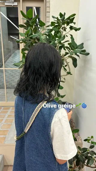 ミディアム りお /カラーモデルのヘアスタイル