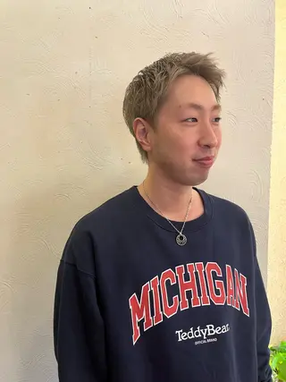 ショート カラー メンズ 🩵似合わせカット SEIRA🩵のヘアスタイル