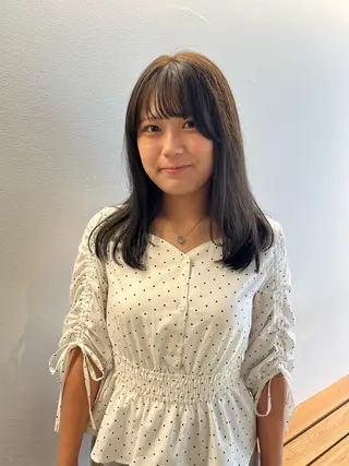 ミディアム Nary裏寺所属・Yuuna 京都美容室のヘアスタイル