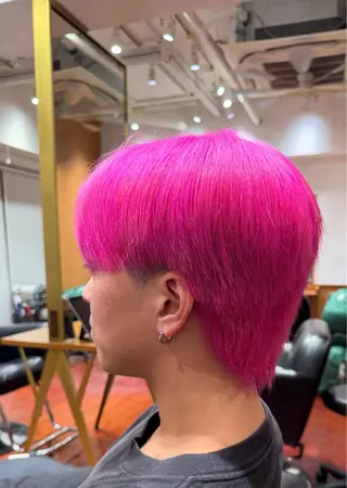 ショート カラー メンズ Quehair所属・白倉 翼のヘアスタイル