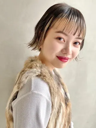 ショート カラー DX  share salon渋谷所属・カラー系/カット特化 🟠オオタキマサシのヘアスタイル