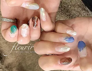 ネイル フルリール 【プライベートサロンのネイルデザイン