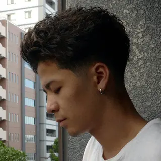 ショート メンズ 立川/メンズパーマ 厚進太郎のヘアスタイル