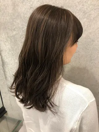 セミロング カラー Miku /ブリーチ/ボブのヘアスタイル