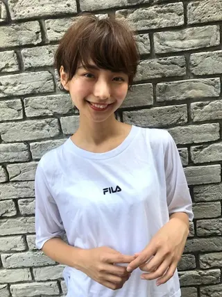 ショート 羽田 ひろむのヘアスタイル