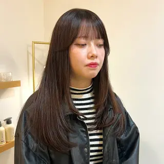 ロング カラー 艶カラー/透明感 /ヒグチアオイのヘアスタイル