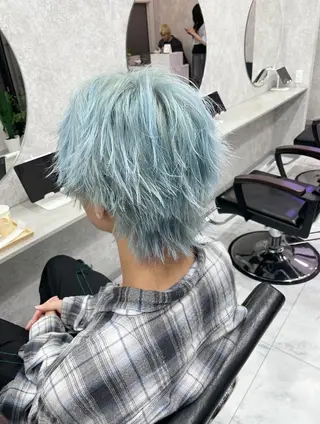 ショート 🦋ハイトーン🦋 石山 希理🦋のヘアスタイル