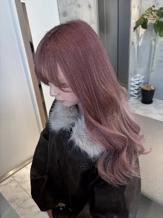 カラー ロング Lond Roleのヘアスタイル