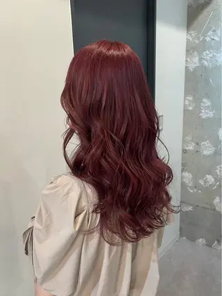 セミロング カラー PELEshibuya所属・カットモデル様無料 💎saaya💎のヘアスタイル