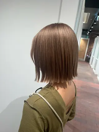 ミディアム マンツーマン 縮毛矯正/マユコのヘアスタイル