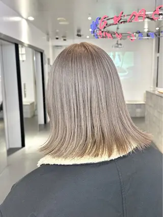 セミロング カラー 🌈艶髪ベージュ🌈 ユウトのヘアスタイル