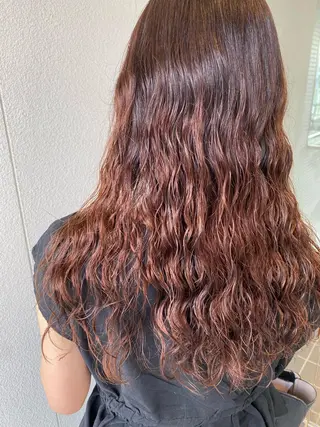 ロング パーマ 多河 遥のヘアスタイル