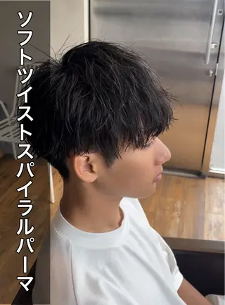 パーマ メンズ CUORE HAIR ange水戸所属・🌟パーマリスト 鈴木雄大🌟のヘアスタイル