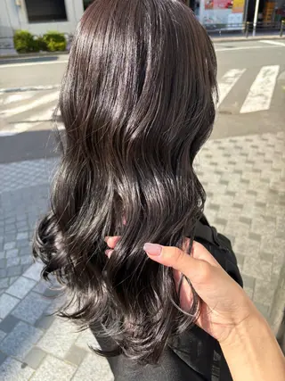 ロング カラー 艶ハイトーン/ 輝保🤍✨のヘアスタイル