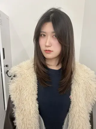 セミロング sand osaka所属・きたやまこう /ウルフ/レイヤーのヘアスタイル