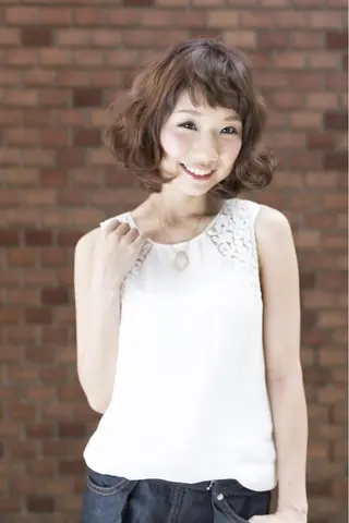 ミディアム カラー パーマ ヘアアレンジ メンズ キッズ ネイル マツエク・マツパ アティリー 西梅田のヘアスタイル