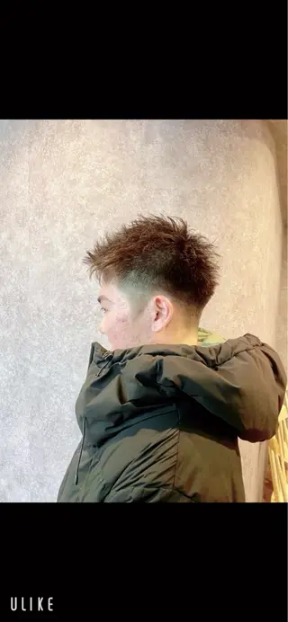 ショート cocoa船橋所属・メンズカット・レイヤ ーカット 川緑　一吹のヘアスタイル