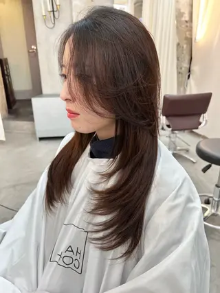 ロング カラー haco＋所属・圧倒的デザイン力 店長🎨RENAのヘアスタイル