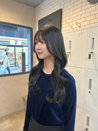 ロング カラー いなみね はるきのヘアスタイル