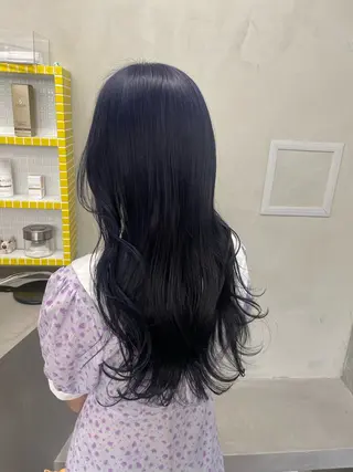 ロング カラー トレンドカラー🥣／ ヘアアレンジ✩.*˚のヘアスタイル