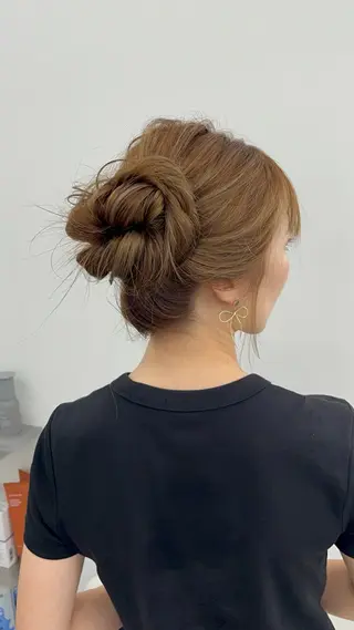 ロング ヘアアレンジ レイヤーカット顔周り /アレンジ伊藤彪真のヘアスタイル