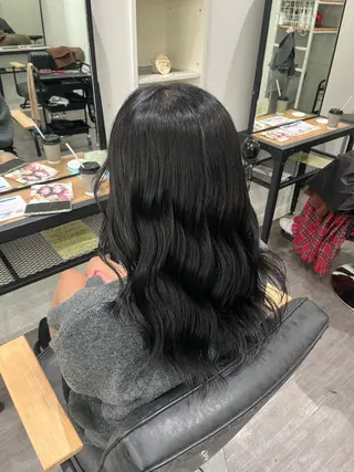 ミディアム カラー ヘアアレンジ cocotte 💟草間紫音💟のヘアスタイル