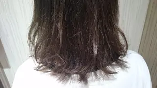 ミディアム カラー ヘアアレンジ 嶋田 ゆきのヘアスタイル