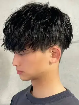 パーマ メンズ カラー/ パーマtoshikiのヘアスタイル