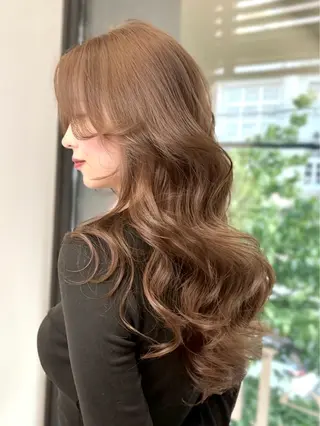 ロング 京都レイヤーカット うえひのヘアスタイル