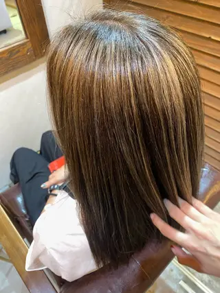 ロング Blue hair&eyelash所属・🌼サトウ アカリ🌼のヘアスタイル