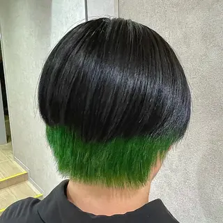 ショート カラー 【🎀推し デザイン カラー】小池 雪奈のヘアスタイル