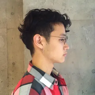 ショート カラー パーマ ヘアアレンジ メンズ キッズ ネイル マツエク・マツパ サロンドミルク 原宿のヘアスタイル