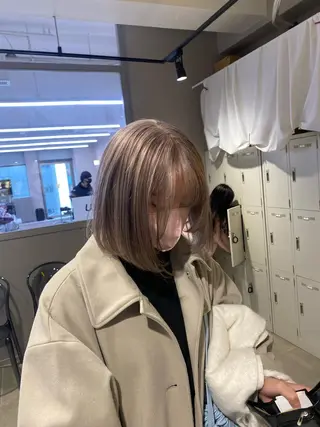 ロング カラー 韓国/トレンド レイヤー【101】のヘアスタイル