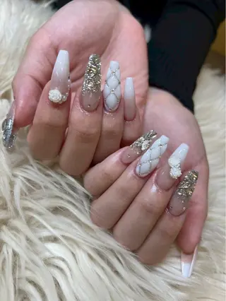 ネイル ️🩵Merci Miyu 南堀江️のネイルデザイン