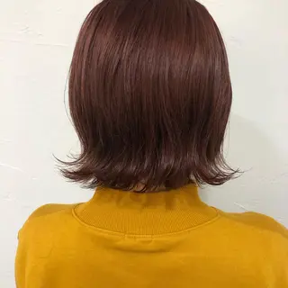 ミディアム カラー GLROW haruhiのヘアスタイル