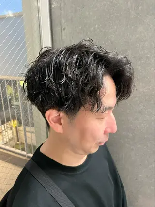 パーマ メンズ メンズモテパーマ💙 fuwaのヘアスタイル