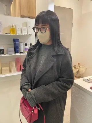 セミロング カラー 🌿髪質改善🌿艶髪 透明感🌿karenのヘアスタイル