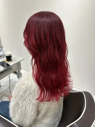 セミロング カラー 艶カラー/エクステ/ MIRAI🪽のヘアスタイル