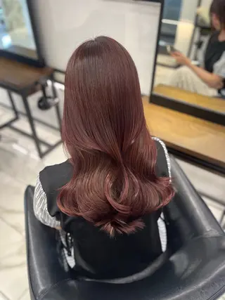 ロング カラー 🫧ナオ🫧 /韓国 ヘア/ マンツーマンのヘアスタイル