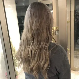 ロング カラー ヘアアレンジ アンドウ ユウ/ レイヤーカット/韓国のヘアスタイル