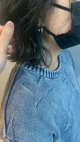 ミディアム カラー 🪐SOURCE 塚口　シマブクロ🪐のヘアスタイル