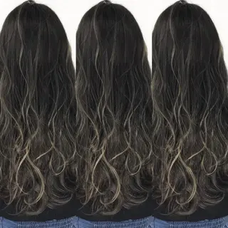 ロング カラー LUSTRE クロサワのヘアスタイル