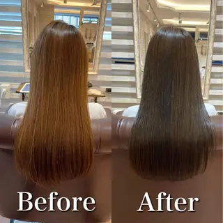 ロング カラー ミヤザキ タクトのヘアスタイル